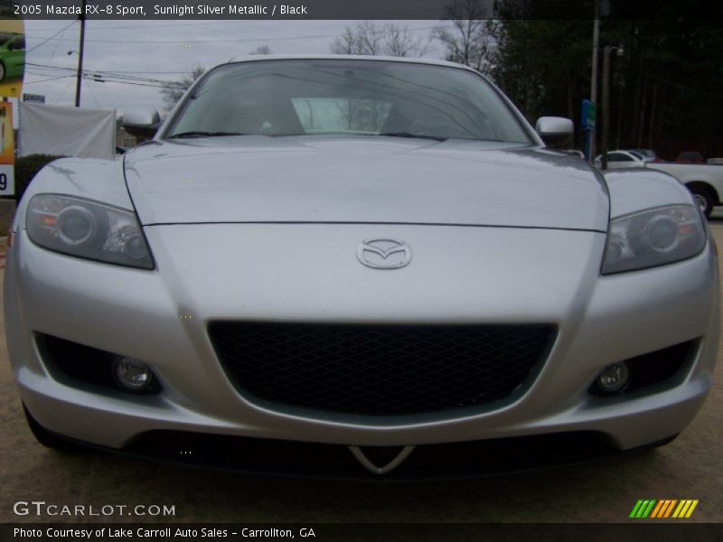 Sunlight Silver Metallic / Black 2005 Mazda RX-8 Sport