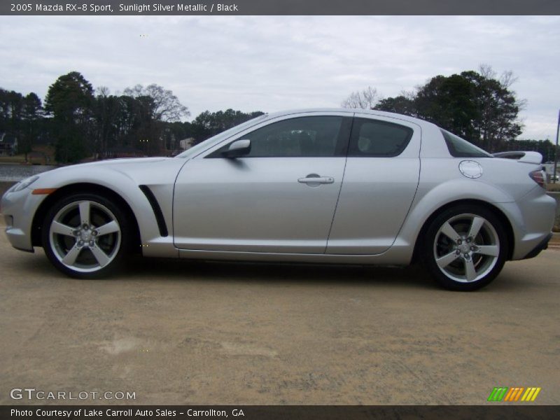 Sunlight Silver Metallic / Black 2005 Mazda RX-8 Sport