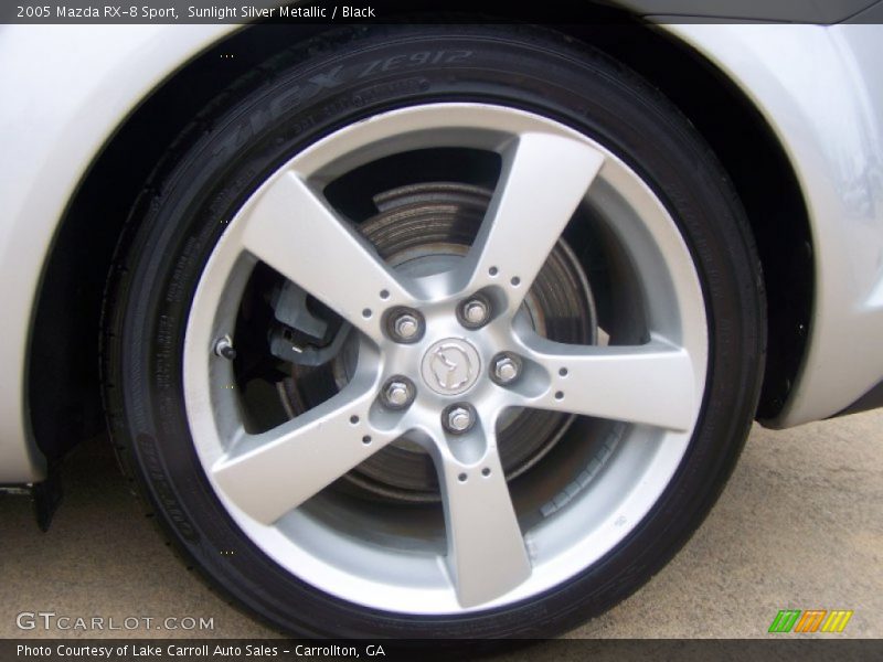 Sunlight Silver Metallic / Black 2005 Mazda RX-8 Sport