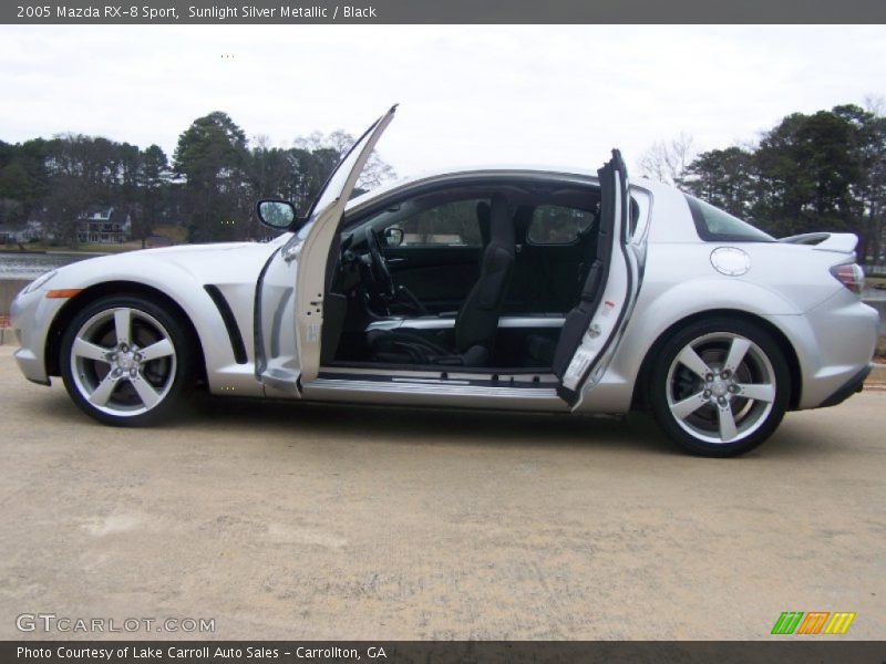 Sunlight Silver Metallic / Black 2005 Mazda RX-8 Sport