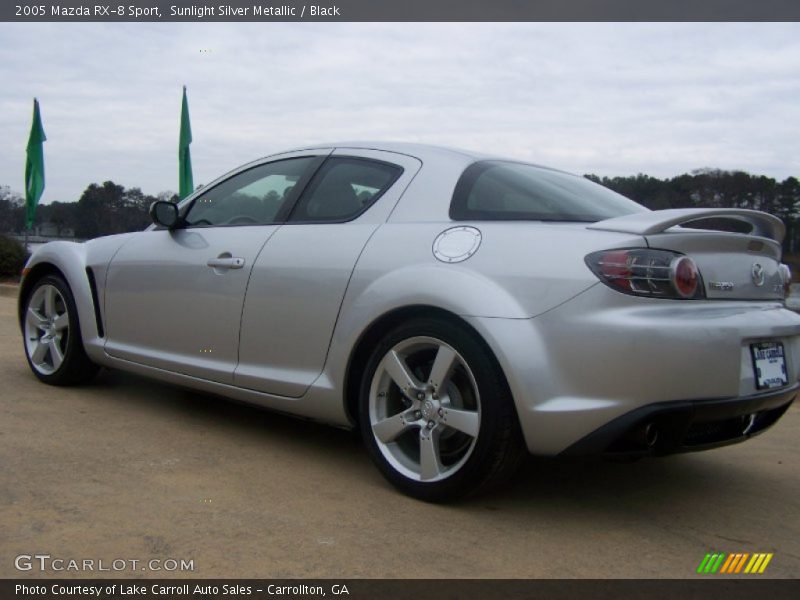 Sunlight Silver Metallic / Black 2005 Mazda RX-8 Sport