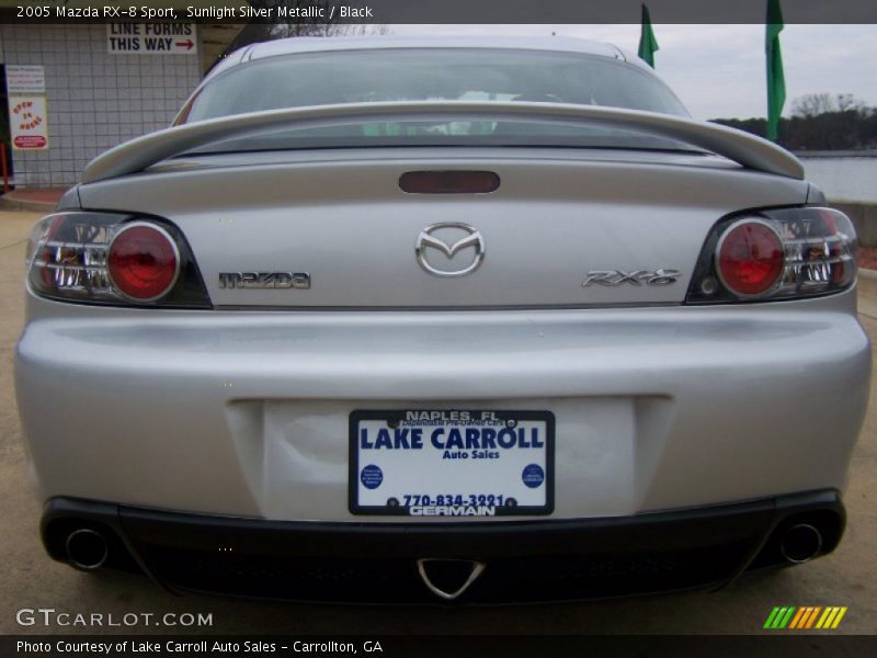 Sunlight Silver Metallic / Black 2005 Mazda RX-8 Sport