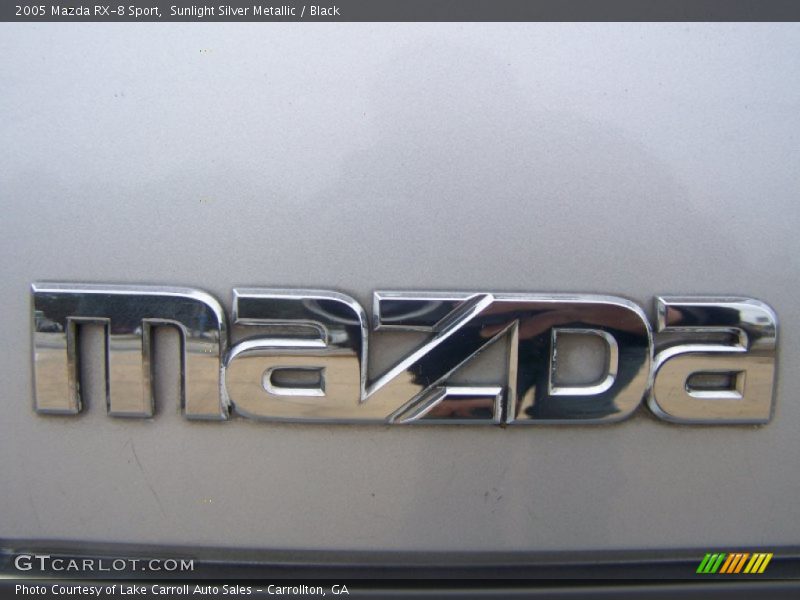 Sunlight Silver Metallic / Black 2005 Mazda RX-8 Sport