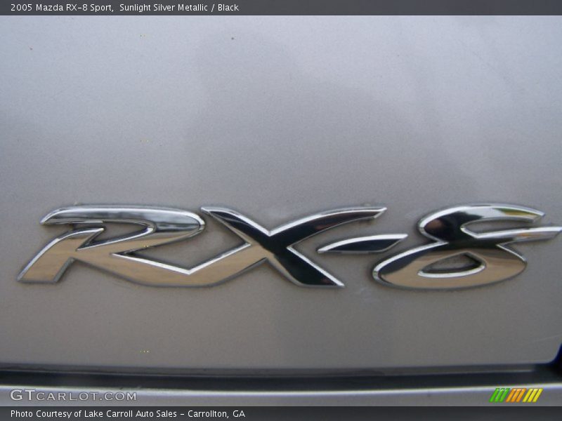 Sunlight Silver Metallic / Black 2005 Mazda RX-8 Sport