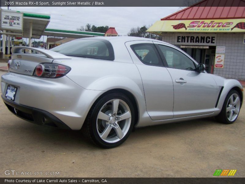 Sunlight Silver Metallic / Black 2005 Mazda RX-8 Sport