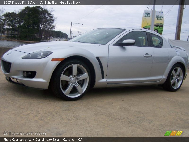 Sunlight Silver Metallic / Black 2005 Mazda RX-8 Sport