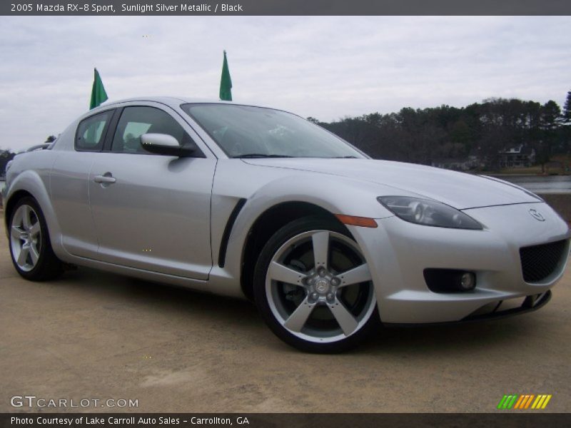 Sunlight Silver Metallic / Black 2005 Mazda RX-8 Sport