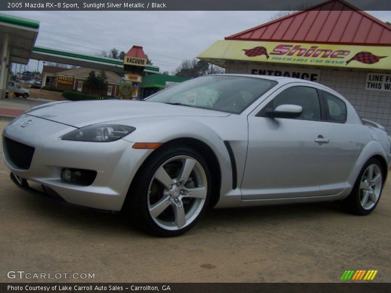 Sunlight Silver Metallic / Black 2005 Mazda RX-8 Sport