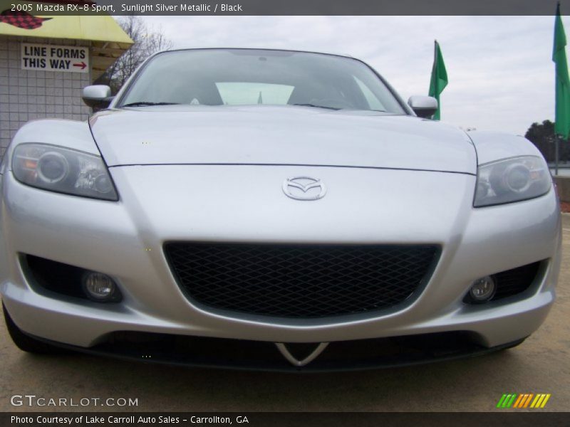 Sunlight Silver Metallic / Black 2005 Mazda RX-8 Sport