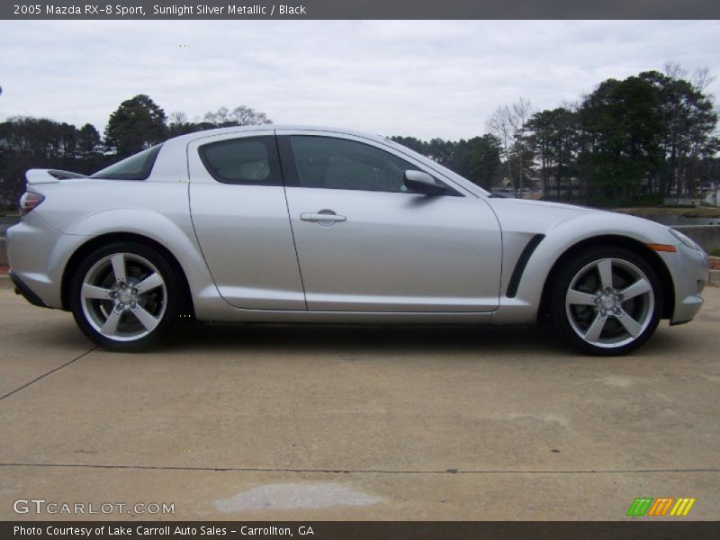 Sunlight Silver Metallic / Black 2005 Mazda RX-8 Sport