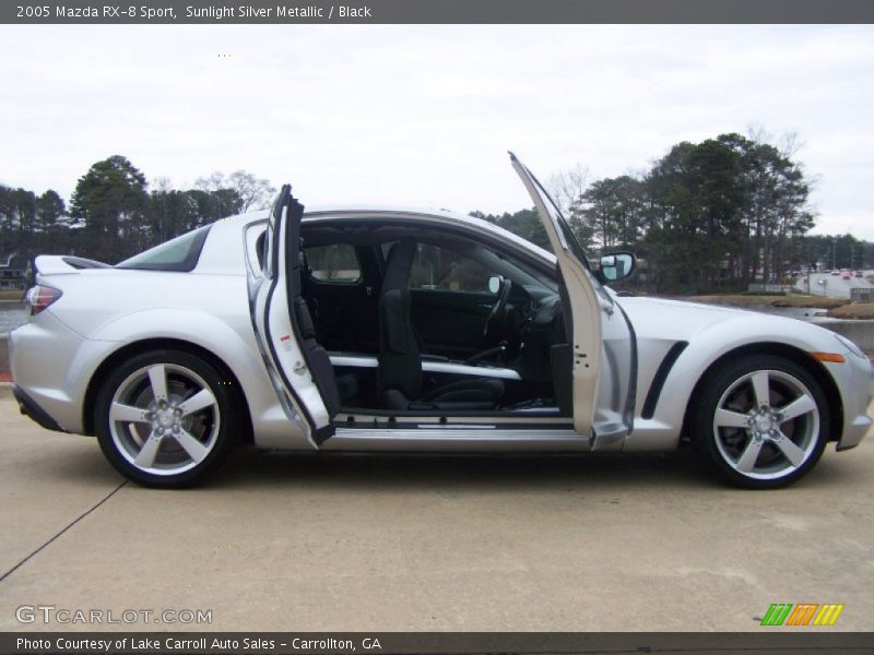 Sunlight Silver Metallic / Black 2005 Mazda RX-8 Sport