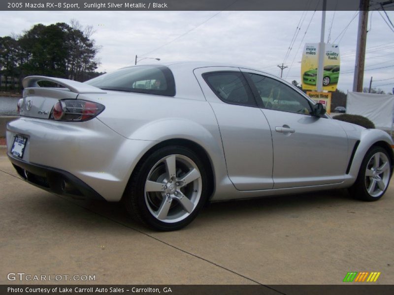 Sunlight Silver Metallic / Black 2005 Mazda RX-8 Sport