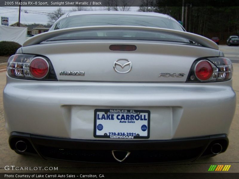 Sunlight Silver Metallic / Black 2005 Mazda RX-8 Sport