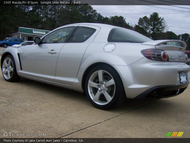 Sunlight Silver Metallic / Black 2005 Mazda RX-8 Sport