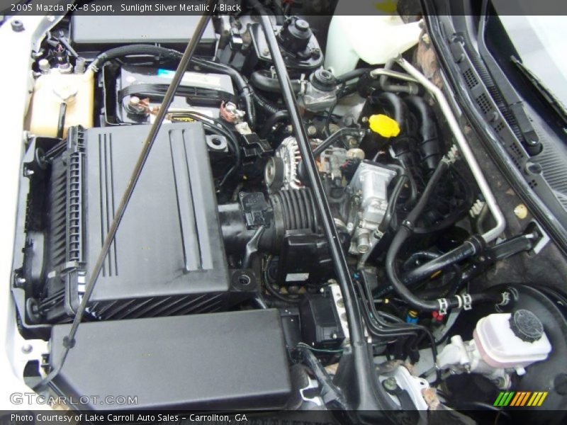 Sunlight Silver Metallic / Black 2005 Mazda RX-8 Sport