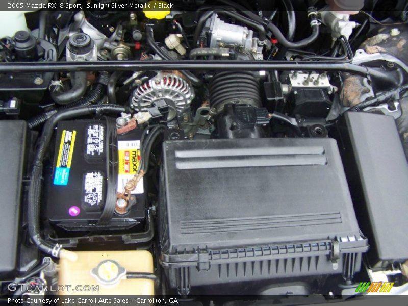 Sunlight Silver Metallic / Black 2005 Mazda RX-8 Sport
