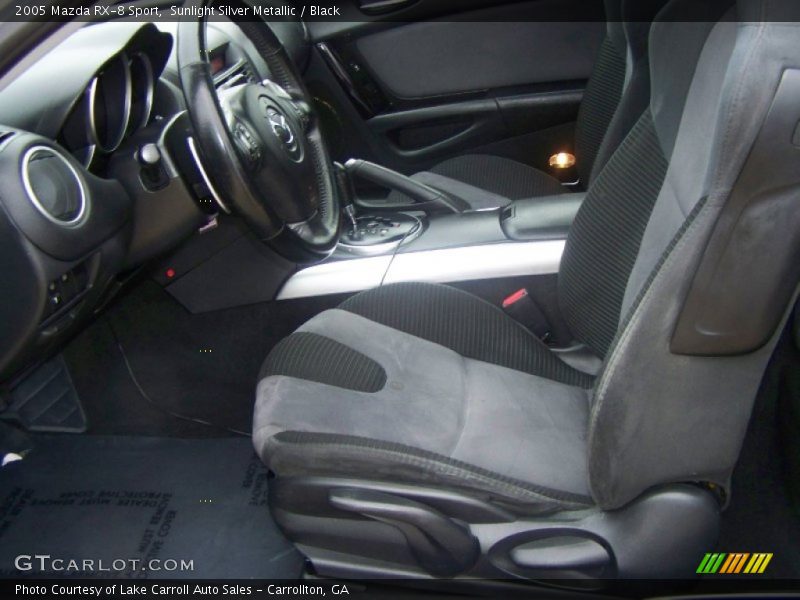 Sunlight Silver Metallic / Black 2005 Mazda RX-8 Sport