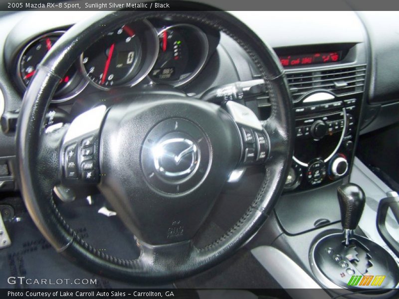 Sunlight Silver Metallic / Black 2005 Mazda RX-8 Sport