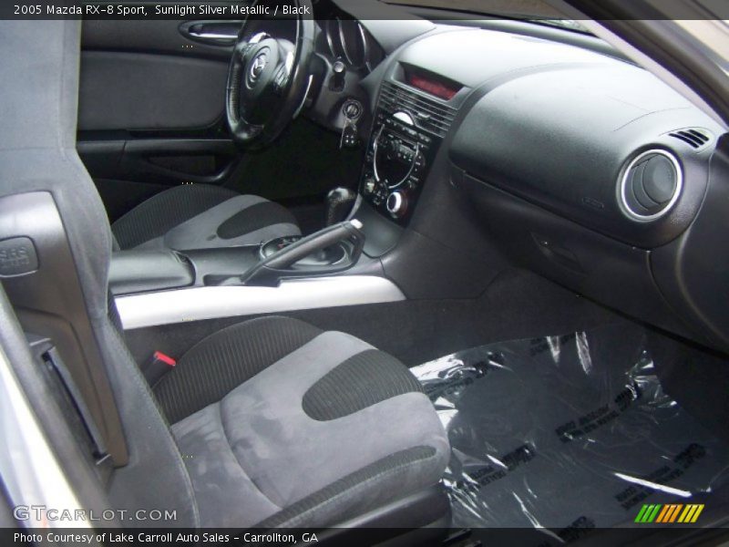 Sunlight Silver Metallic / Black 2005 Mazda RX-8 Sport