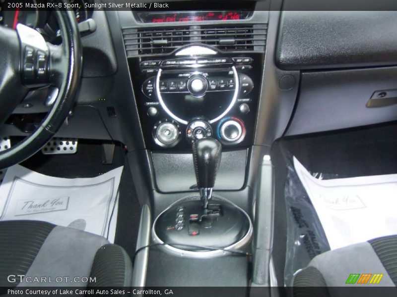 Sunlight Silver Metallic / Black 2005 Mazda RX-8 Sport
