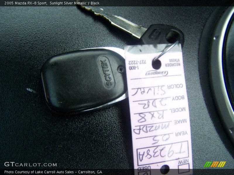 Sunlight Silver Metallic / Black 2005 Mazda RX-8 Sport