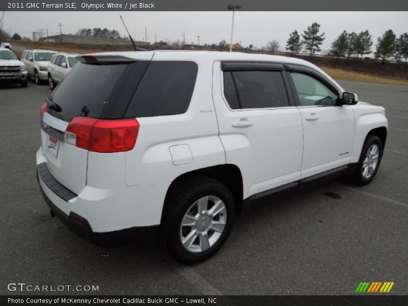Olympic White / Jet Black 2011 GMC Terrain SLE