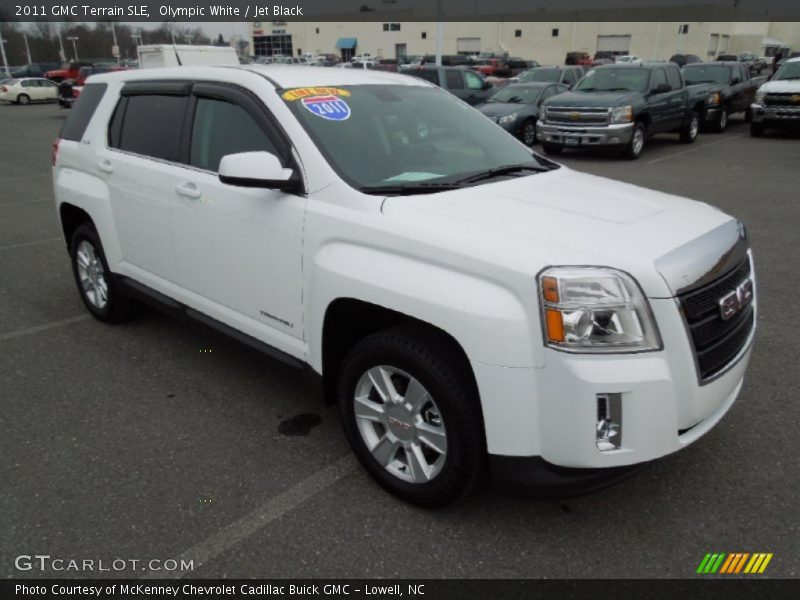 Olympic White / Jet Black 2011 GMC Terrain SLE