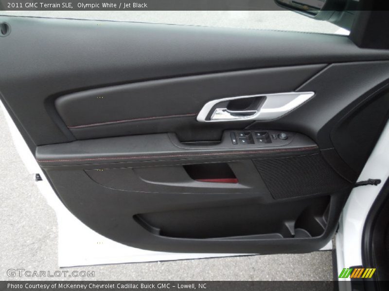 Olympic White / Jet Black 2011 GMC Terrain SLE