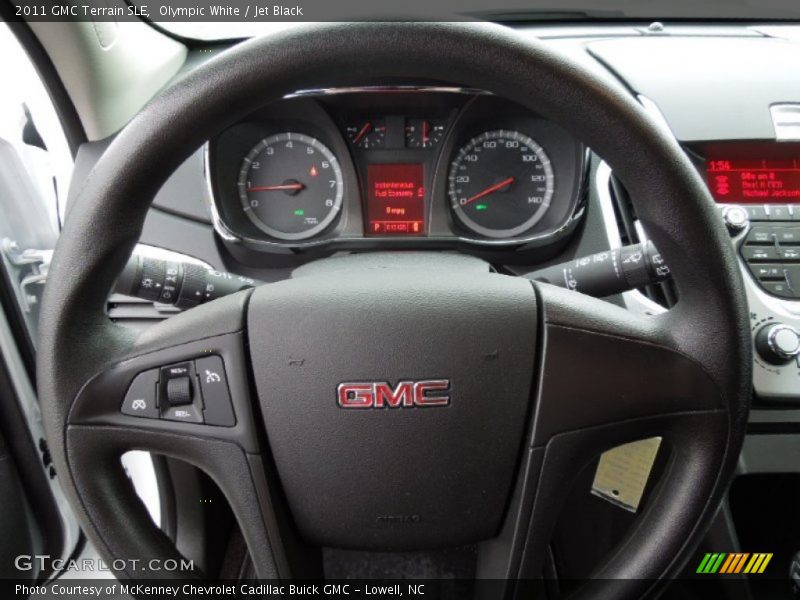 Olympic White / Jet Black 2011 GMC Terrain SLE
