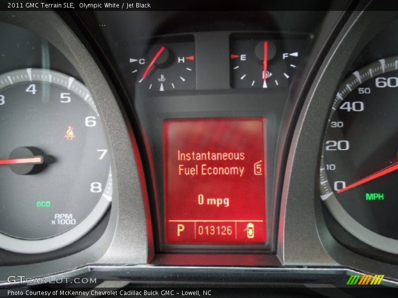 Olympic White / Jet Black 2011 GMC Terrain SLE