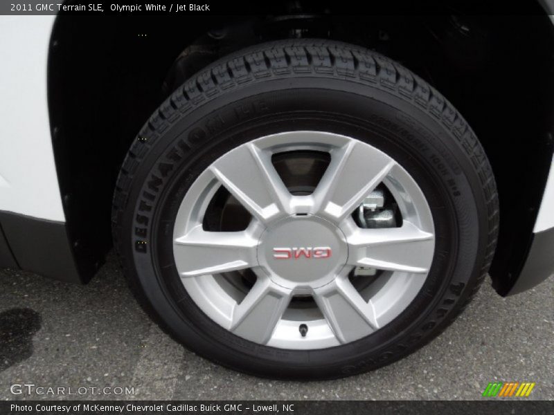 Olympic White / Jet Black 2011 GMC Terrain SLE