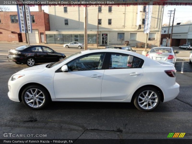 2012 MAZDA3 i Grand Touring 4 Door Crystal White Pearl Mica