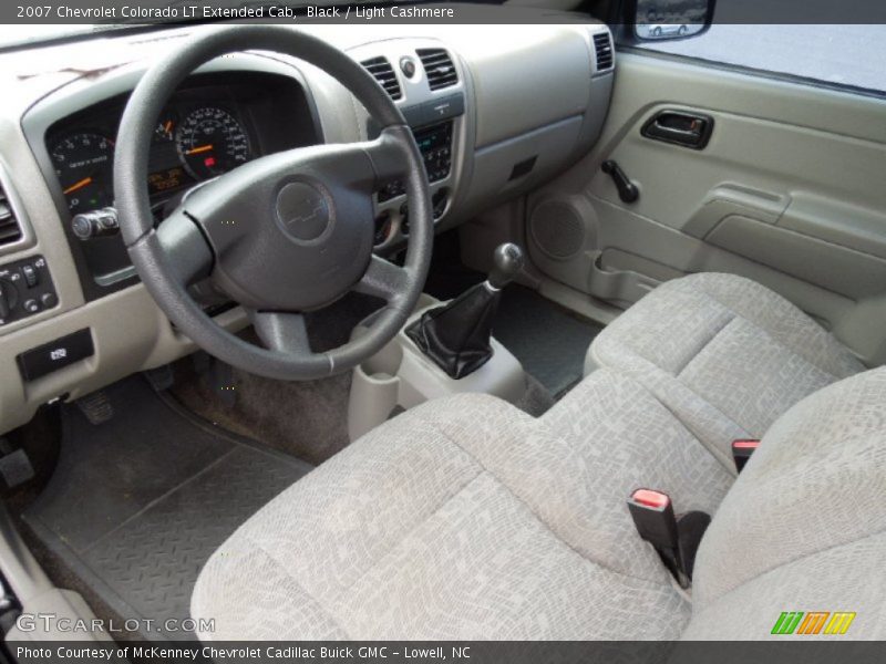 Black / Light Cashmere 2007 Chevrolet Colorado LT Extended Cab