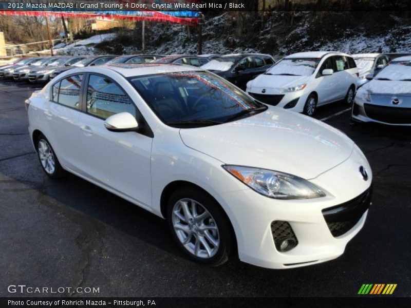 Front 3/4 View of 2012 MAZDA3 i Grand Touring 4 Door