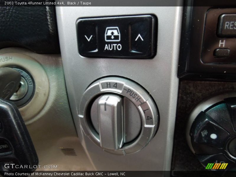 Black / Taupe 2003 Toyota 4Runner Limited 4x4