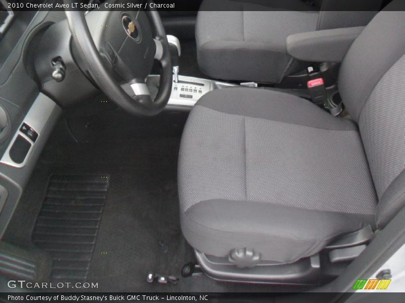 Cosmic Silver / Charcoal 2010 Chevrolet Aveo LT Sedan