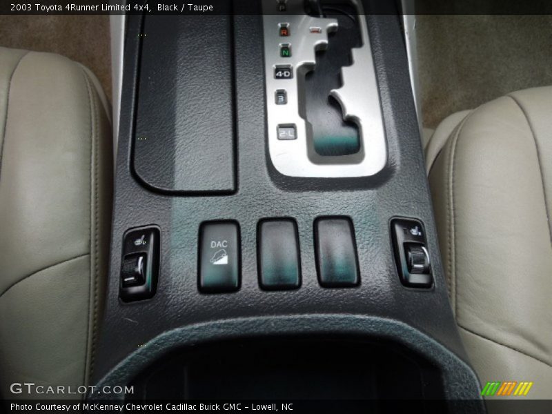 Black / Taupe 2003 Toyota 4Runner Limited 4x4