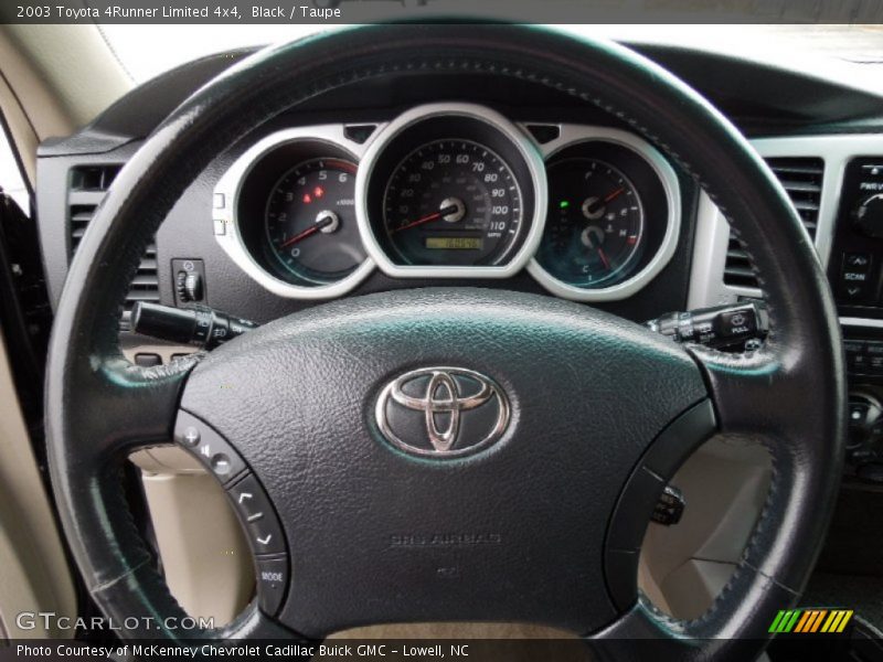 Black / Taupe 2003 Toyota 4Runner Limited 4x4
