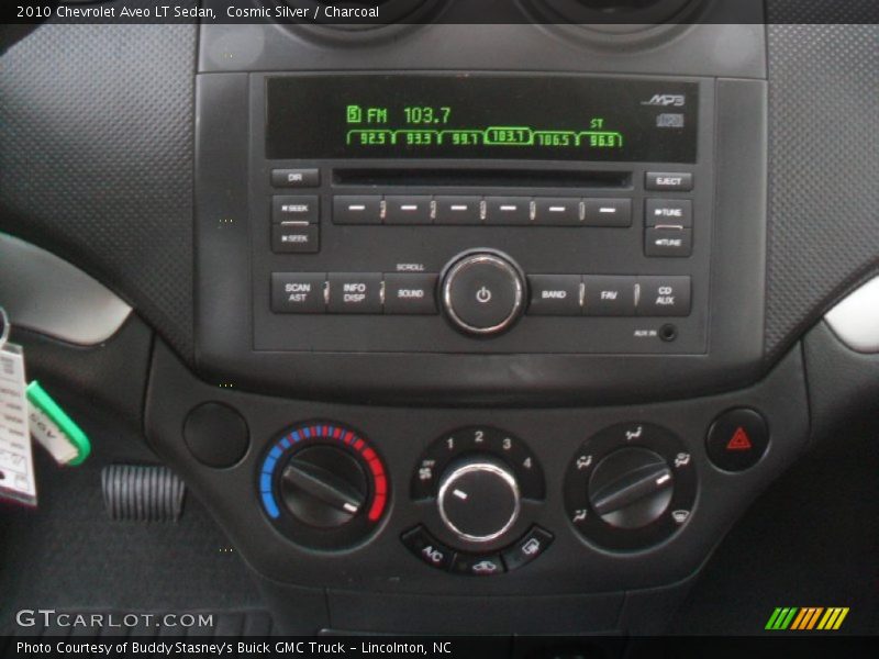 Cosmic Silver / Charcoal 2010 Chevrolet Aveo LT Sedan