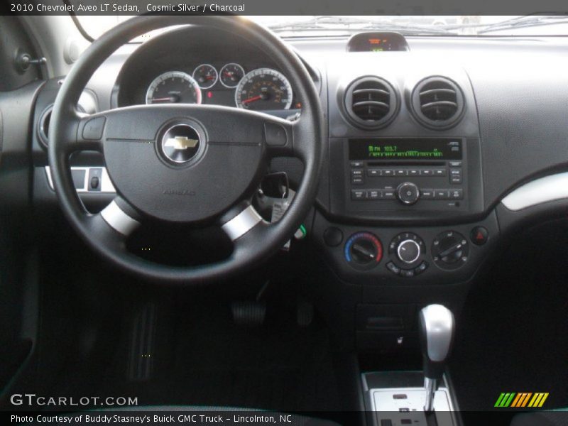 Cosmic Silver / Charcoal 2010 Chevrolet Aveo LT Sedan