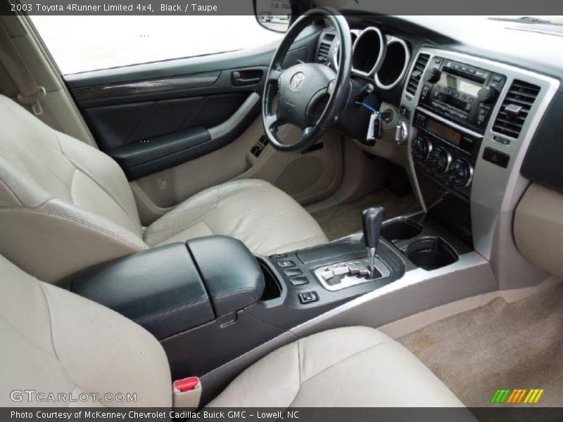Black / Taupe 2003 Toyota 4Runner Limited 4x4