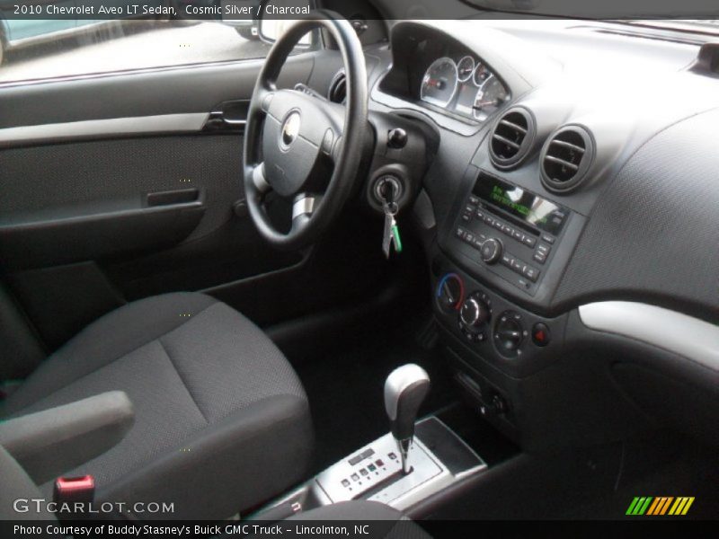 Cosmic Silver / Charcoal 2010 Chevrolet Aveo LT Sedan