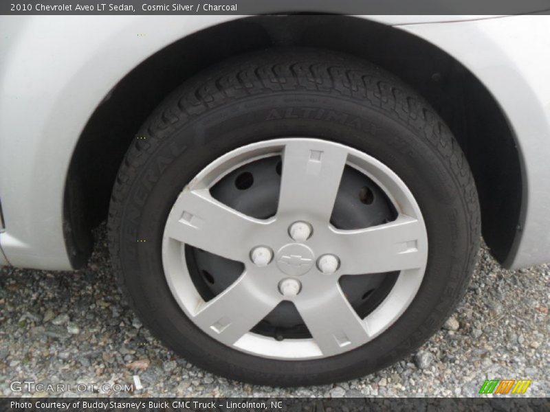 Cosmic Silver / Charcoal 2010 Chevrolet Aveo LT Sedan
