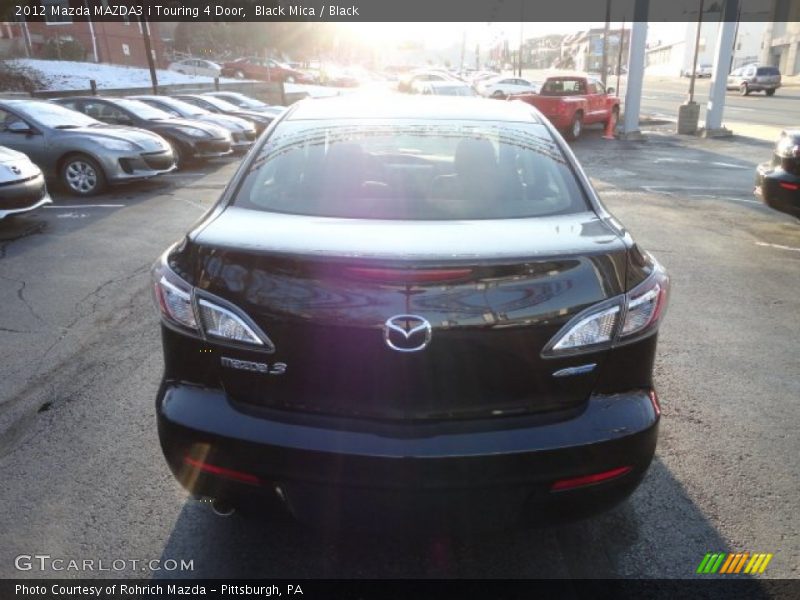 Black Mica / Black 2012 Mazda MAZDA3 i Touring 4 Door