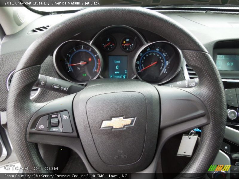 Silver Ice Metallic / Jet Black 2011 Chevrolet Cruze LT