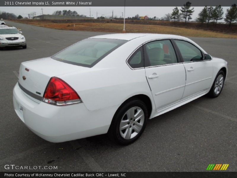 Summit White / Neutral 2011 Chevrolet Impala LS