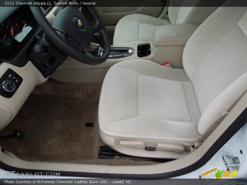 Summit White / Neutral 2011 Chevrolet Impala LS