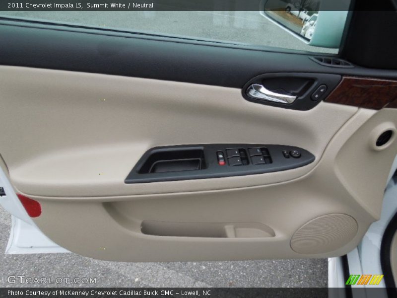 Summit White / Neutral 2011 Chevrolet Impala LS