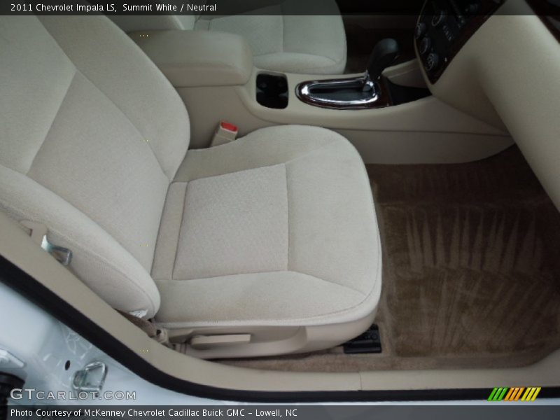 Summit White / Neutral 2011 Chevrolet Impala LS
