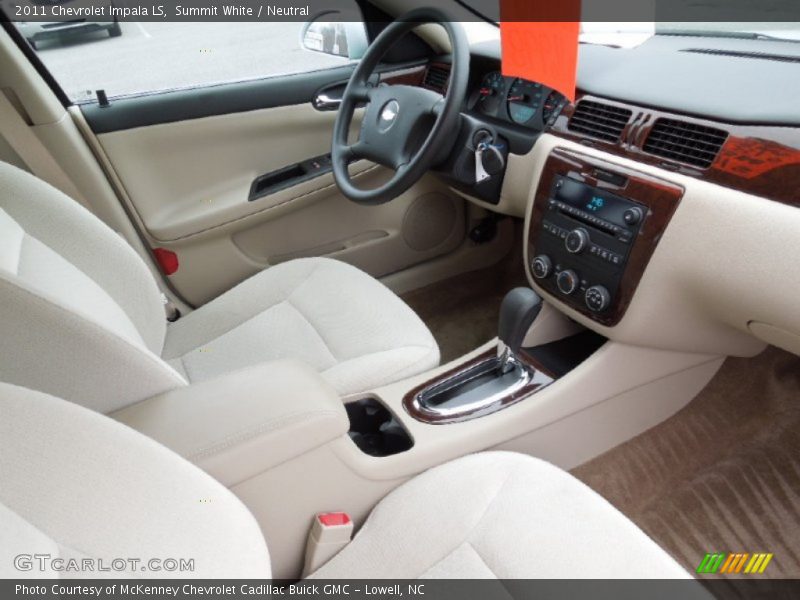 Summit White / Neutral 2011 Chevrolet Impala LS